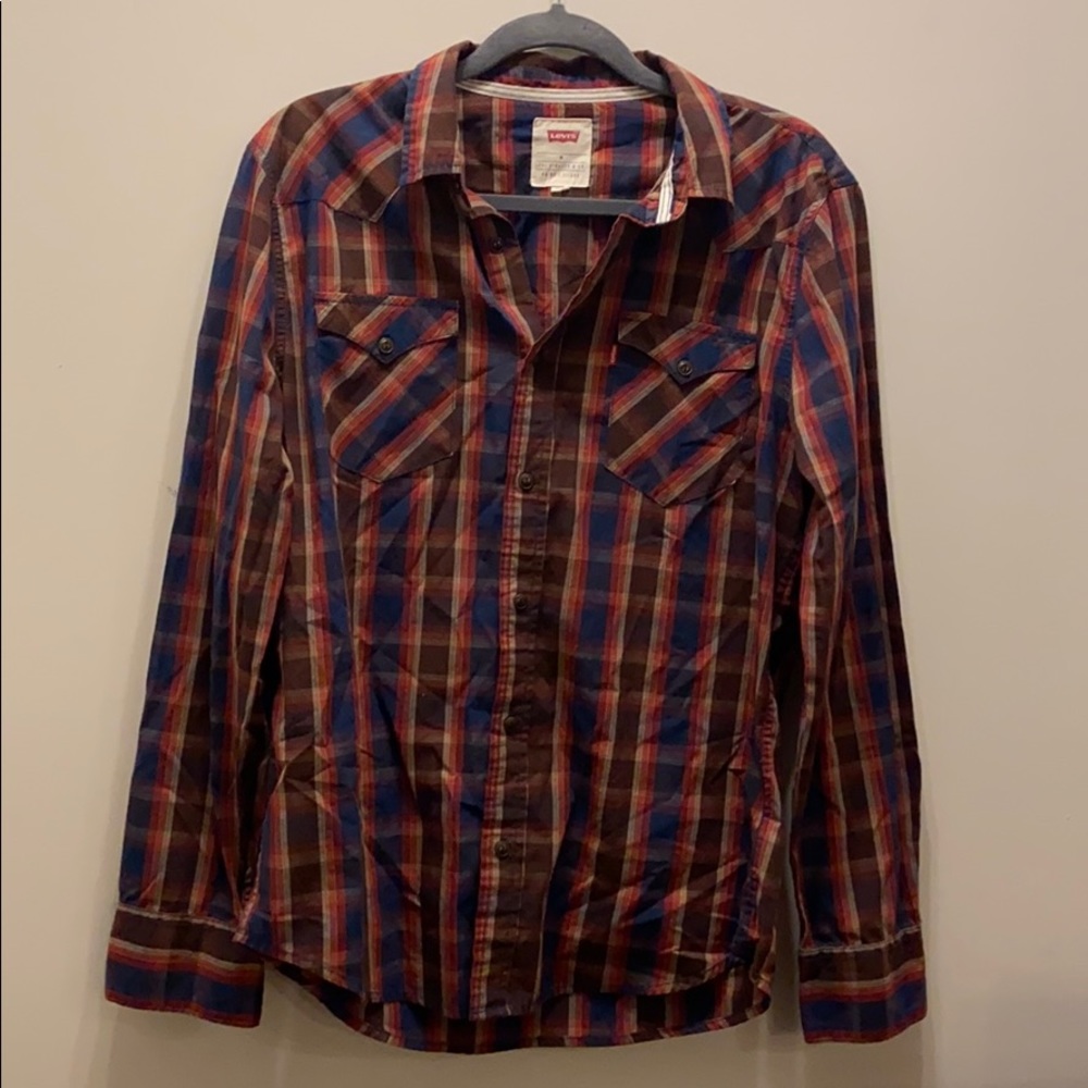Levi’s Plaid Button Down
